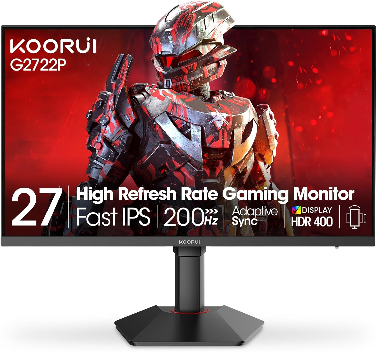KOORUI G2722P 27-inch IPS QHD 200Hz Gaming Monitor