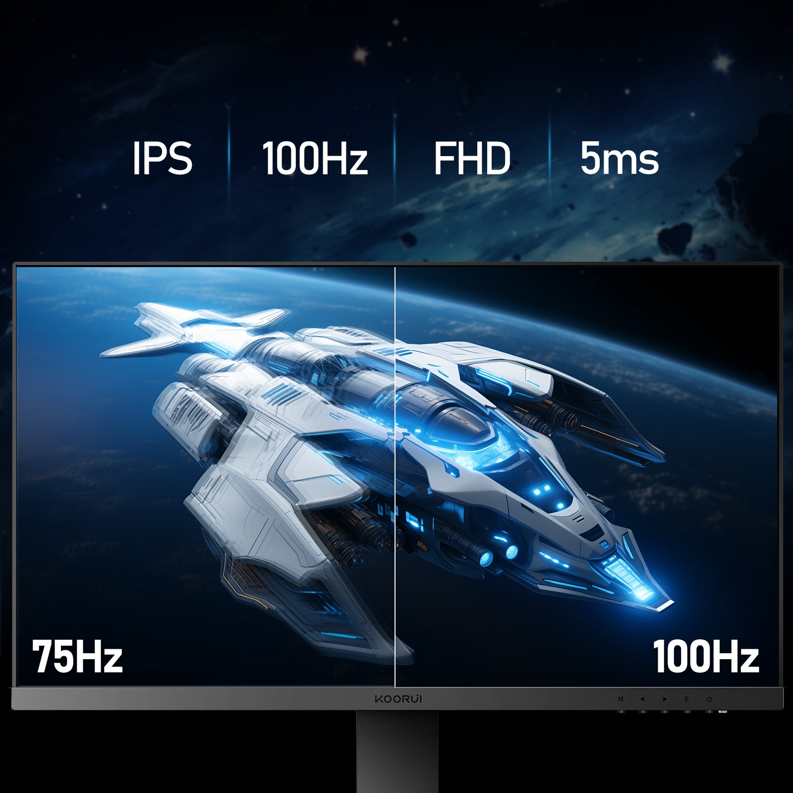 KOORUI P02 24-inch IPS FHD 100Hz Business Monitor