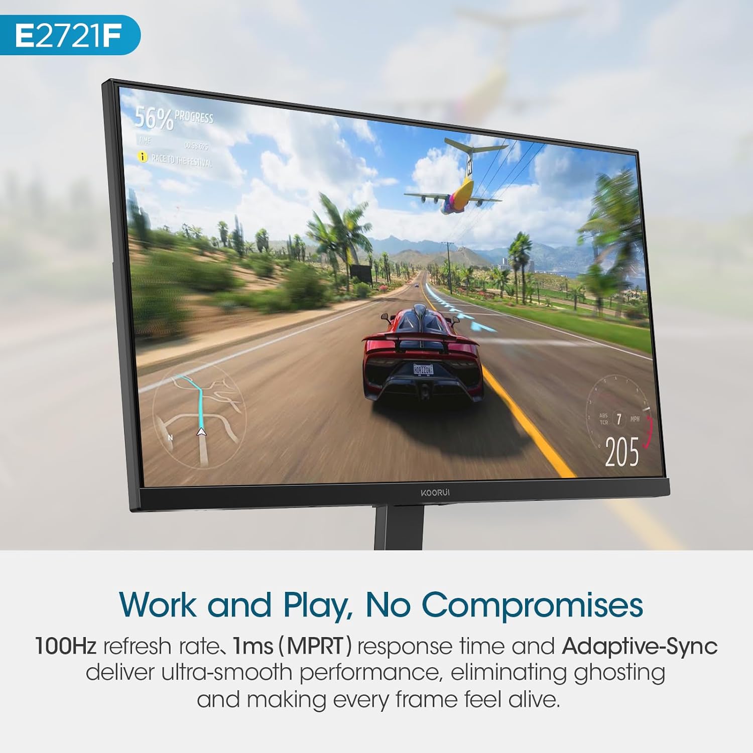 KOORUI E2721F 27-inch IPS QHD 100Hz Business Monitor
