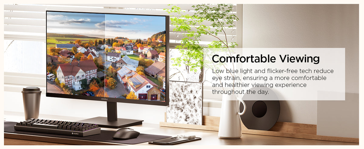 KOORUI E2412K — Comfortable viewing
