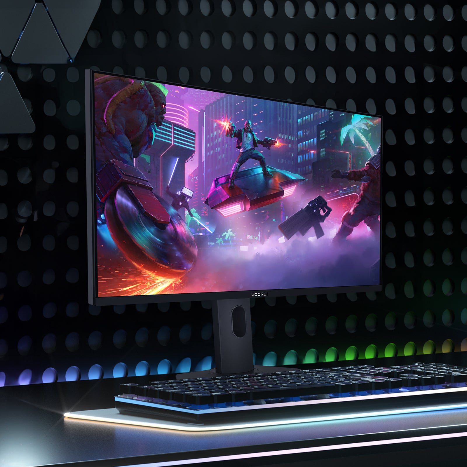 KOORUI S2741LM 27" Dual-Mode IPS/MINI LED Gaming Monitor, HDR 1400