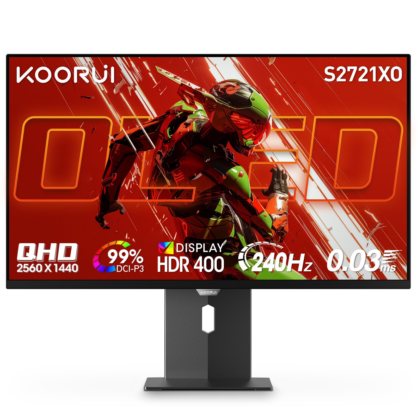 KOORUI S2721XO 27-inch OLED QHD 240Hz Gaming Monitor – KOORUI UK