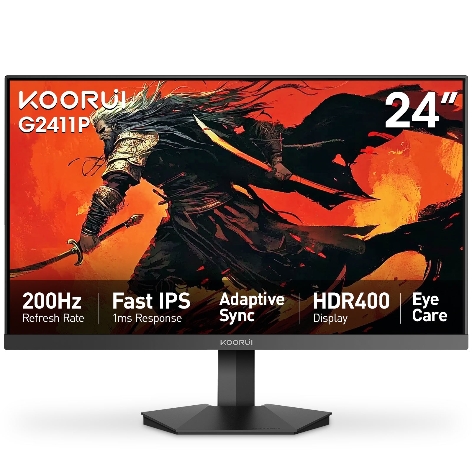 Koorui 24 Inch QHD 180Hz IPS Gaming Monitor with 99% sRGB – KOORUI UK