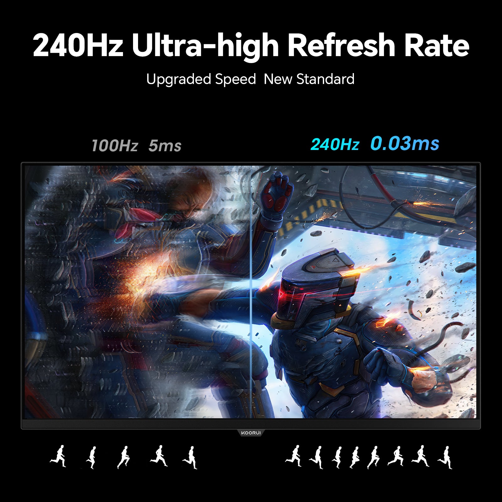 KOORUI S2721XO 27-inch OLED QHD 240Hz Gaming Monitor