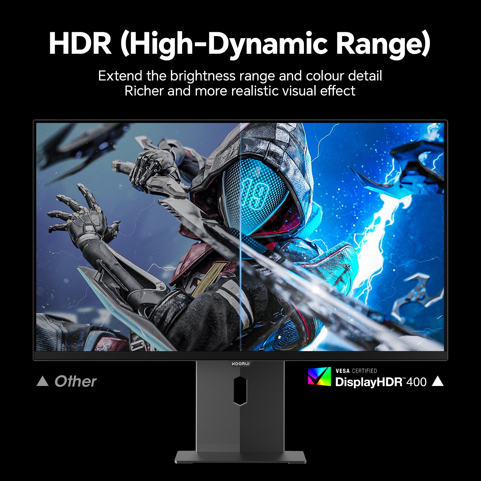 KOORUI S2721XO 27-inch OLED QHD 240Hz Gaming Monitor