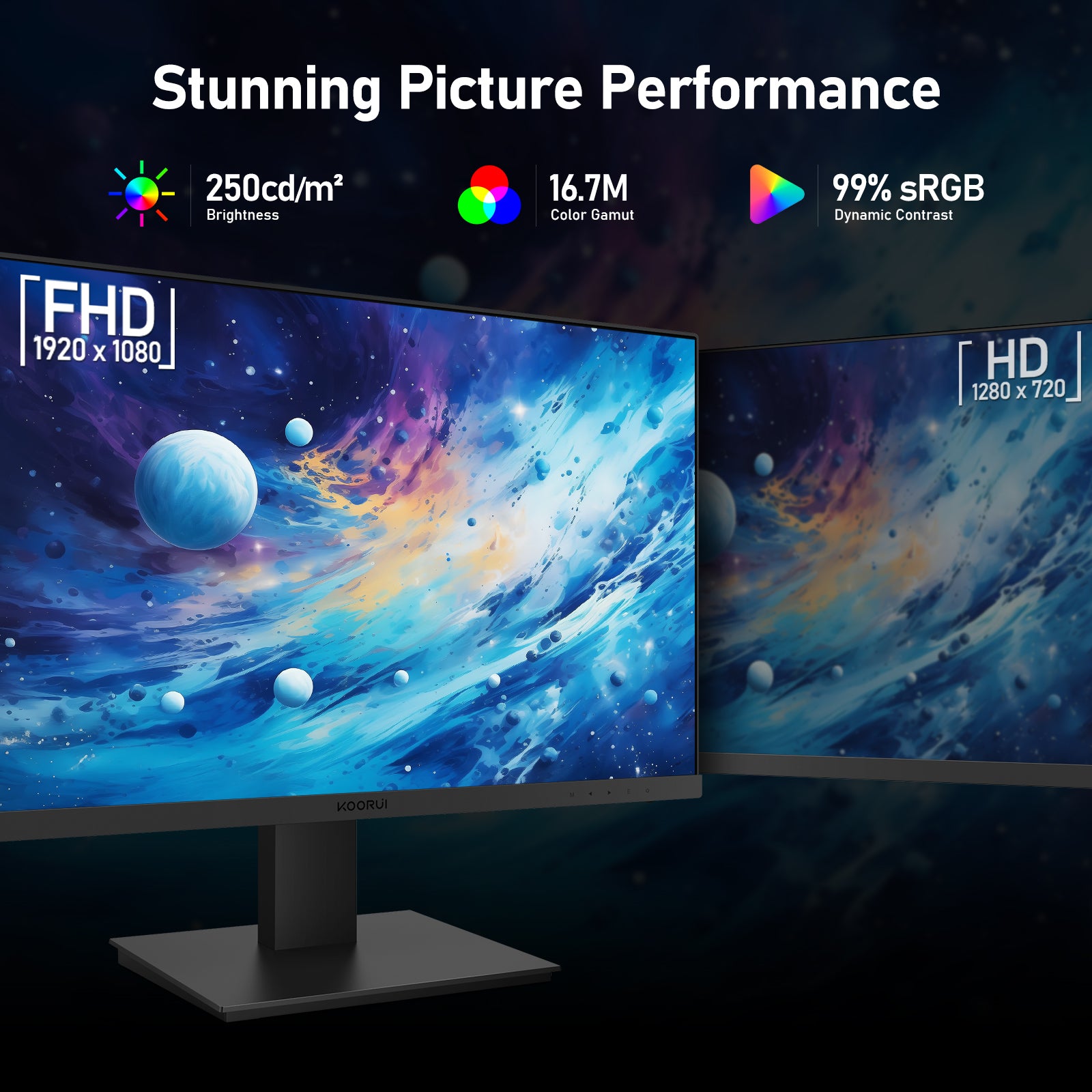 KOORUI P02 24-inch IPS FHD 100Hz Business Monitor