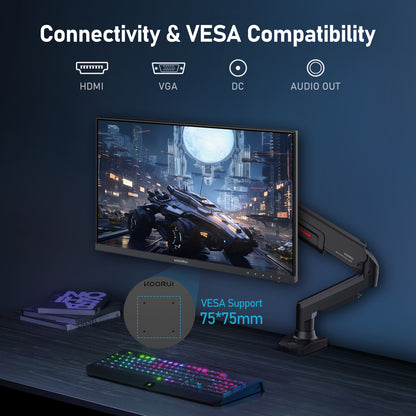 KOORUI P02 24-inch IPS FHD 100Hz Business Monitor