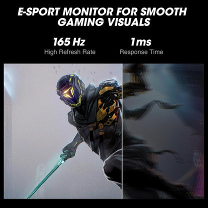 KOORUI 24E3 24" FHD 165Hz IPS Gaming Monitor, Adaptive Sync