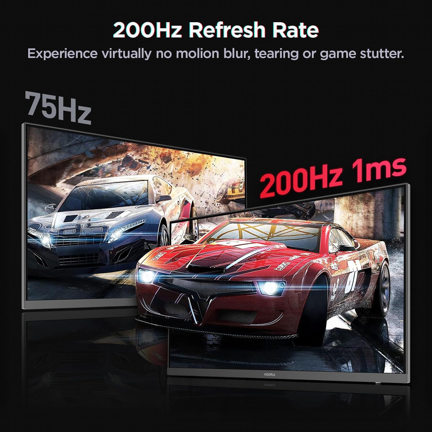 KOORUI G2722P 27" QHD 200Hz IPS Gaming Monitor