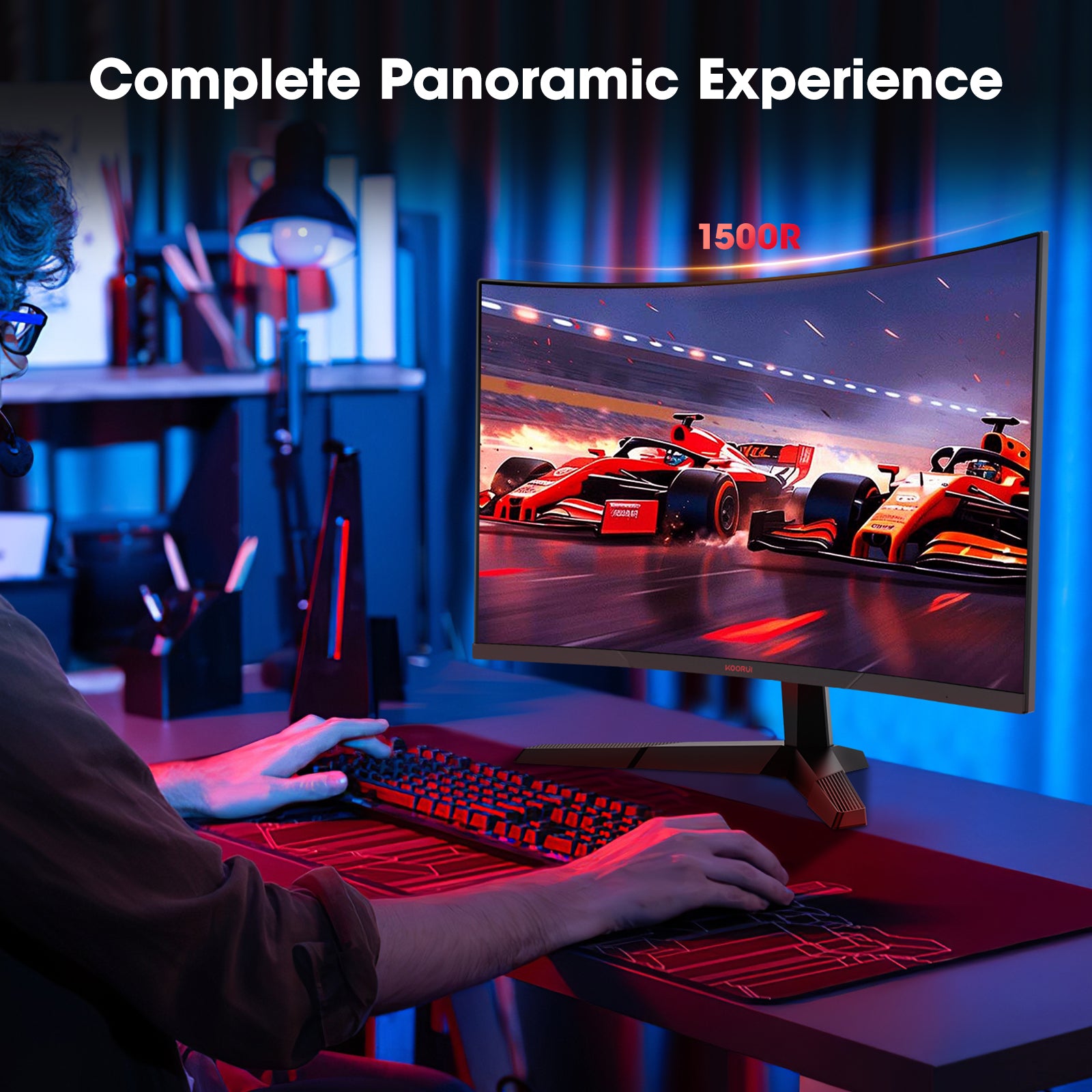 KOORUI 27E6QCA 27-inch VA QHD 180Hz Curved Gaming Monitor – KOORUI UK