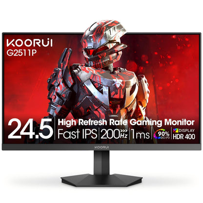 KOORUI G2511P 25-inch IPS FHD 200Hz Gaming Monitor