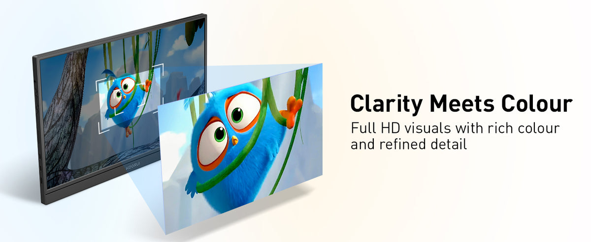 KOORUI E1512A — Full HD detail