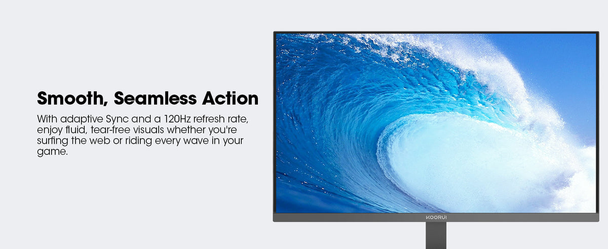 KOORUI E2212H — Smooth 120Hz motion